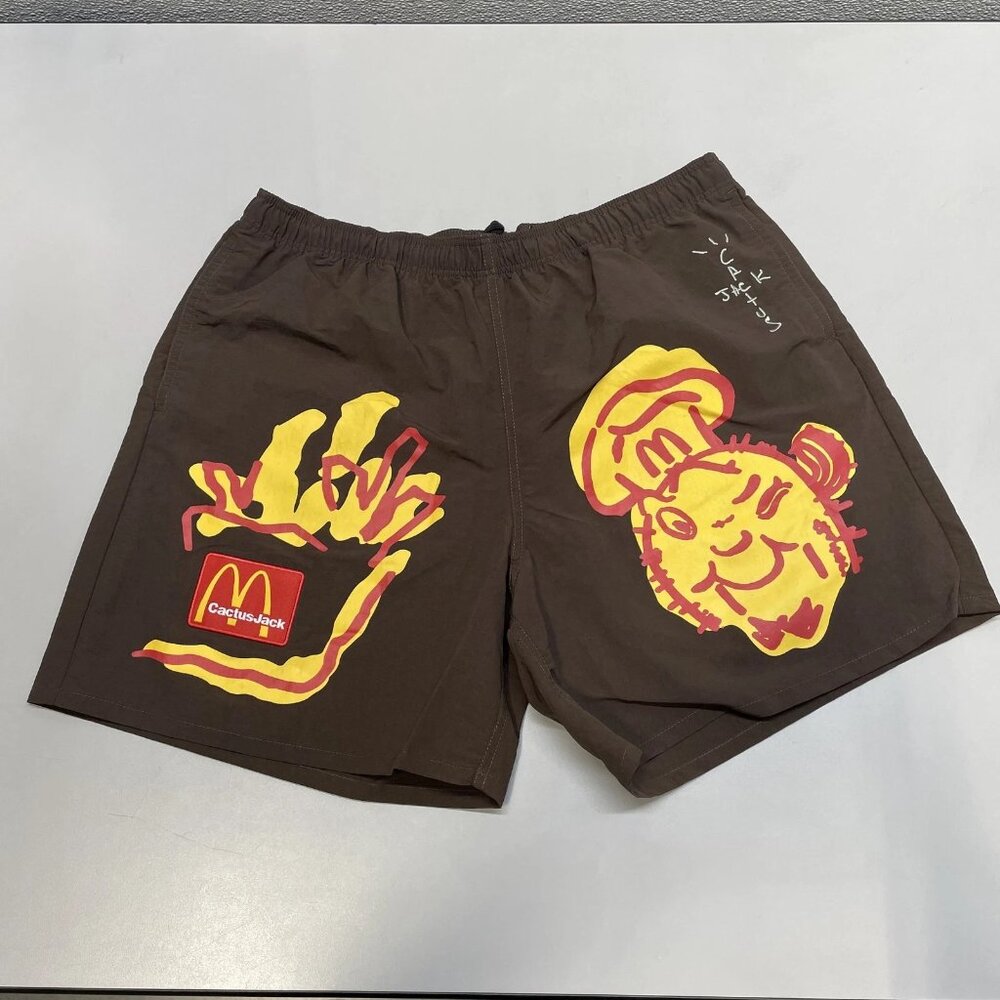 NEW CACTUS JACK BY TRAVIS SCOTT X MCDONALD'S Men's Shorts Illustration II Size L